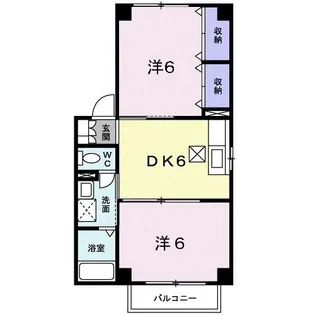 レジデンスY【1階】の間取り