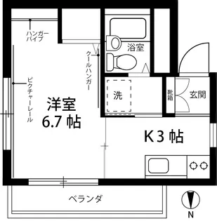 カーサ IC【2階】の間取り