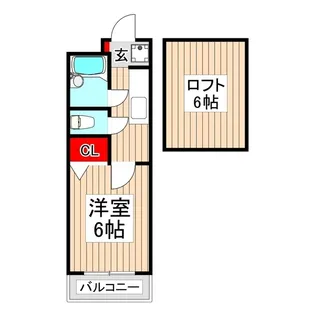 ラフォーレ司【2階】の間取り