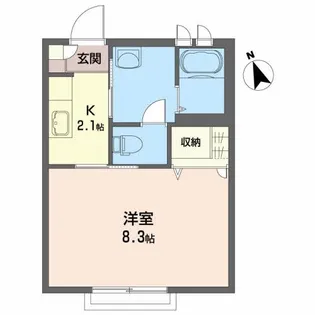 メゾンアージュ【1階】の間取り