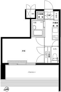 ルーブル早稲田【8階】の間取り