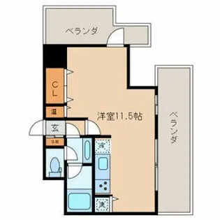 Crest本郷【4階】の間取り