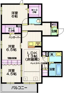 La felice【2階】の間取り