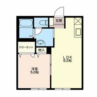 リヴュール【1階】の間取り