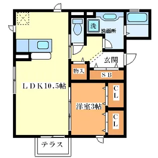 ウィステリア【3階】の間取り
