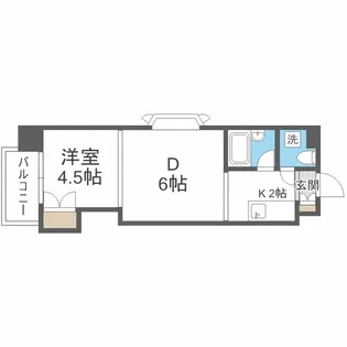 サングローリー【4階】の間取り