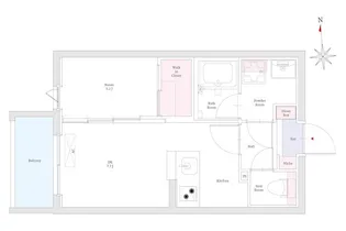 リアンレガーロ室見ステーション【5階】の間取り