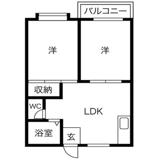 メゾンアイ I【2階】の間取り