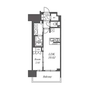 リニアゲートタワー名古屋【5階】の間取り
