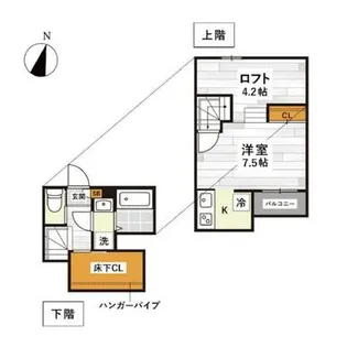 ADC光の森SKY FLEETIII【1階】の間取り