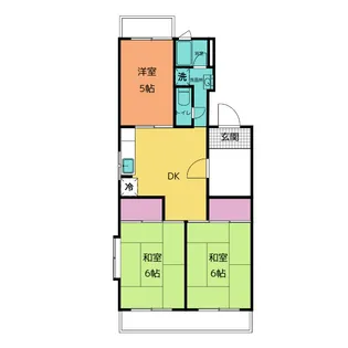 グリーンコート浅井【3階】の間取り