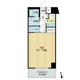 ライオンズマンション橋本町【3階】の間取り