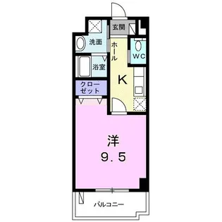 サンライズ T’s【3階】の間取り
