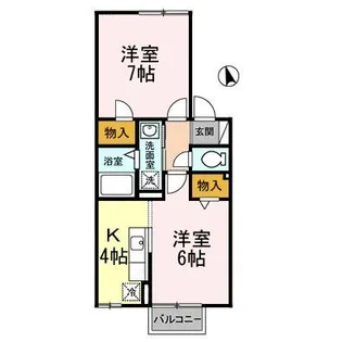 セジュール252【1階】の間取り