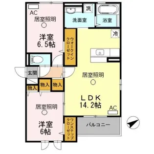 松籟軒【1階】の間取り