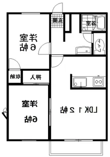 フィルコート B棟【1階】の間取り