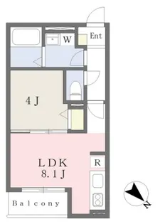 PRIME CUBE【3階】の間取り