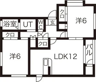 エスペランス B棟【1階】の間取り