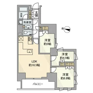 GREEN PARK本郷【10階】の間取り