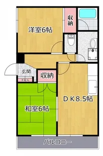 エクセルハイム【2階】の間取り