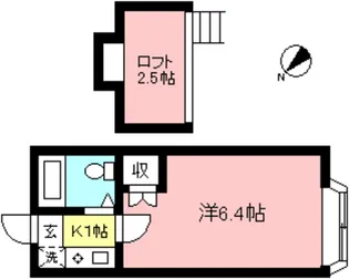 サンプライム【2階】の間取り