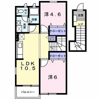 アリアーテ【2階】の間取り