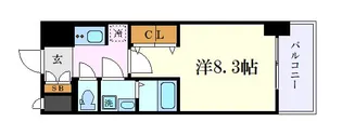 S-RESIDENCE名駅West【1階】の間取り