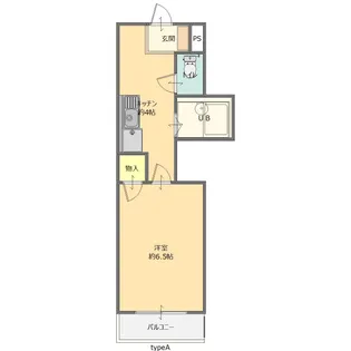 ヘラコーポII【2階】の間取り
