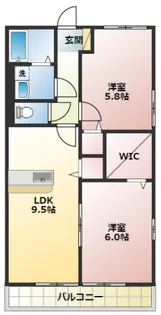 ブランドール【2階】の間取り