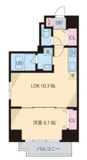 S.S.キューベライズ【4階】の間取り