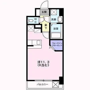 ビリーヴ ルーム【1階】の間取り