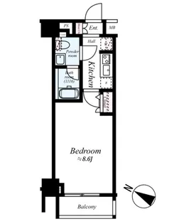 プレール・ドゥーク下板橋【5階】の間取り