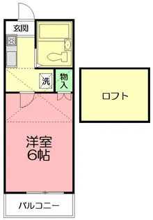 ドリームアロー円蔵II【2階】の間取り