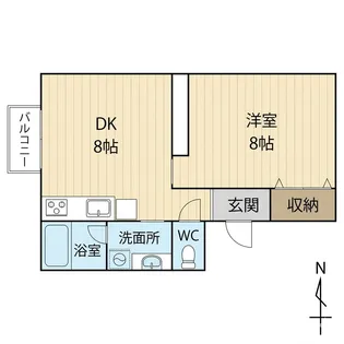 プチメゾン近内【2階】の間取り