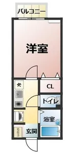 カーサモナリエ B棟【2階】の間取り