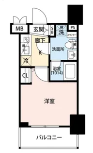 ジーベック平和島【2階】の間取り