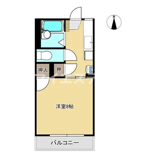 メゾン北町II【2階】の間取り