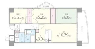 グリーンサイド鶴見【2階】の間取り
