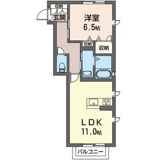 グレイスメゾン【2階】の間取り