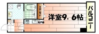ハイコート浅野【5階】の間取り
