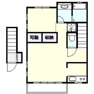 レゼール宮前平B【2階】の間取り