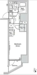 BelleVue新橋【3階】の間取り