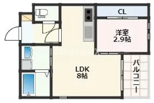 R-smart熊大病院A【3階】の間取り