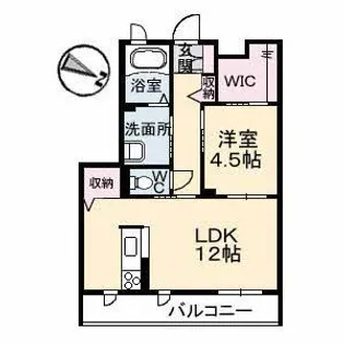 ディマーネ【3階】の間取り