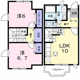 レンブランド【1階】の間取り