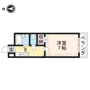 HILL TOP TERADA【1階】の間取り