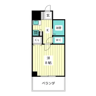 SAINT EAST OF YAMATE【5階】の間取り