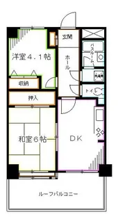 荻窪3丁目シティハウス【3階】の間取り