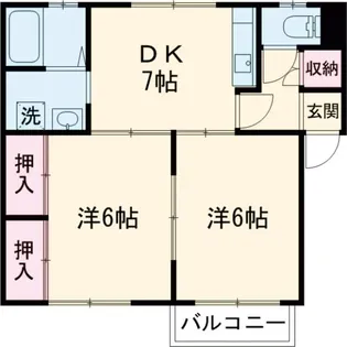 アートヒルズII【2階】の間取り