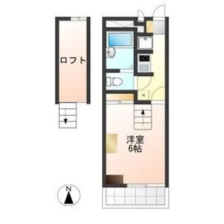 宇都宮五代レジデンス【2階】の間取り